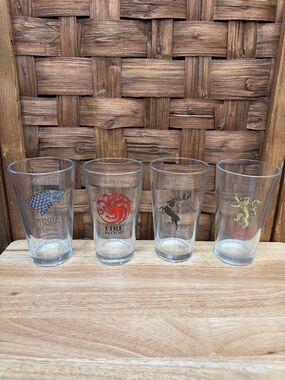 Game of Thrones House Sigils Pint Glass Set - Multi-Color
